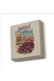 Roma Görseli Baskılı Taş Magnet 5X5