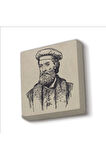 İtalyan Kaşif?Marco Polo Baskılı Taş Magnet 5X5
