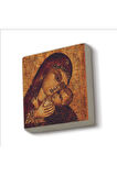 İsa ve Meryem Görseli Baskılı Taş Magnet 5X5