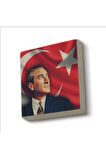Mustafa Kemal Atatürk Baskılı Taş Magnet 5X5