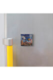 Kapadokya Baskılı Taş Magnet 5X5