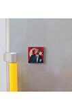 Mustafa Kemal Atatürk Baskılı Taş Magnet 5X5