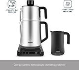 Homend Smart Royaltea Plus 1781H 2 in 1 Inox Otomatik Çay ve Türk Kahve Makinesi Wifi