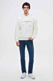 Twn Relaxed Fit Ekru Nakışlı Sweatshirt 3ECE24ORT0493