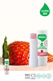 Siveno %100 Doğal Dudak Koruyucu Çilek Bitkisel Lip Balm Dudak Kremi Nemlendirici Parlatıcı Onarıcı 6 gr
