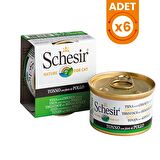 Schesir Ton Balıklı ve Tavuk Jöleli Kedi Konservesi 85 Gr X 6 Adet