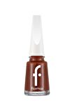 Flormar Klasik Parlak Bitişli Yüksek Pigmentli Oje - Nail Enamel -537 Cake Wıth Coffee- 8682536047807