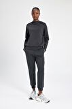 DeFactoFit Standart Fit Kapüşonlu Skuba Dalgıç Kumaş Sporcu Basic Düz Sweatshirt C2290AX24SPAR231