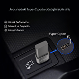 CCA01 Type-C To USB 3.1 Dönüştürücü Metal Adaptör Mini OTG (Priente Türkiye Garantili)