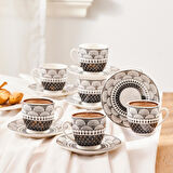 Karaca Aysel 6 Kişilik Kahve Fincan Takımı 85 Ml
