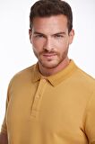 Hardal Regular Fit Pamuklu Desenli Polo Yaka Tişört | XXL