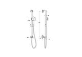 VitrA Origin A4579625 Classic Sürgülü El Duşu Takımı, Fırçalı Altın