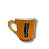 Mahmood Coffee Mottolu Turuncu Porselen Kupa 300 ml