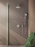 Artema Bliss A4574334 3F Sürgülü El Duşu Takımı, Fırçalı Nikel