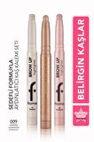 Flormar Aydınlatıcı Kaş Kalemi Brow Up 3'lü Set- Diamond/ Champagne/ Rose Gold