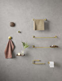 VitrA Eternity A4487923 Altın Rengi Etajerli Uzun Havluluk