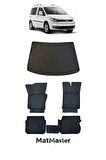 Volkswagen Caddy 2014 Model 5D Premium Ekstra Havuzlu Paspas Ve Bagaj Havuzu Set