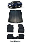 Citroen C4X Elektrikli 2024 Model 5D Premium Ekstra Havuzlu Paspas Ve Bagaj Havuzu Set