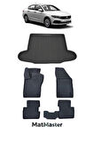 Fiat Egea Sedan 2024 Model 5D Premium Ekstra Havuzlu Paspas Ve Bagaj Havuzu Set