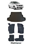 Fiat Albea 2002 Model 5D Premium Ekstra Havuzlu Paspas Ve Bagaj Havuzu Set