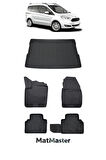Ford Courier 2021 Model 5D Premium Ekstra Havuzlu Paspas Ve Bagaj Havuzu Set