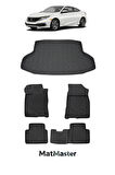 Honda Civic FC5 2019 Model 5D Premium Ekstra Havuzlu Paspas Ve Bagaj Havuzu Set