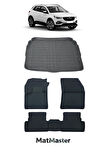 Opel Grandland 2019 Model 5D Premium Ekstra Havuzlu Paspas Ve Bagaj Havuzu Set