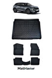 Peugeot 2008 Elektrikli 2025 Model 5D Premium Ekstra Havuzlu Paspas Ve Bagaj Havuzu Set