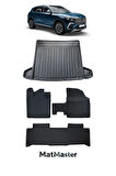 Togg T10X 2025 Model 5D Premium Ekstra Havuzlu Paspas Ve Bagaj Havuzu Set