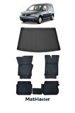 Volkswagen Caddy 2006 Model 5D Premium Ekstra Havuzlu Paspas Ve Bagaj Havuzu Set