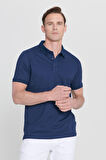 Slim Fit Dar Kesim Kıvrılmaz Polo Yaka Kısa Kollu Tişört