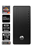HP 295 G9 RYZEN 3 5300G 40GB RAM 2TB SSD W11PRO 6D391EA MASAÜSTÜ PC & PER4 BELLEK