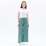 Kadın Oversize Fitilli Bol Paça Pantolon