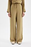 DeFacto Wide Leg Geniş Bol Paça Beli Lastikli Bağcıklı Basic Düz Pantolon D4148AX24AUKH176