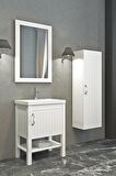 HELEN 65 CM BANYO DOLABI BEYAZ - BOY DOLAP HARİÇ 