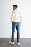 DeFacto Chino Kanvas Pantolon Slim Fit Dar Kesim Pamuklu Esnek Dar Paça C9441AX24AUIN264