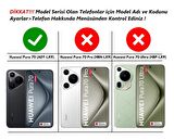Huawei Pura 70 Kılıf Darbe Emici Köşe Korumalı Kartlıklı Cüzdanlı Silikon Kapak - Şeffaf
