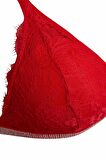 DeFacto Dantelli Çıkarılabilir Pedli Kırmızı Bra-Fall in Love D6411AX24WNRD59
