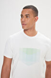 Altınyıldız Classics Beyaz Erkek T-Shirt 4A4824200005