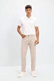 DeFacto Chino Kanvas Pantolon Slim Fit Dar Kesim Pamuklu Esnek Dar Paça C9441AX24AUBG170