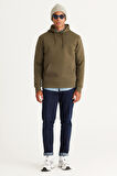 2'li Paket Standart Fit Normal Kesim Kapüşonlu Kanguru Cepli Sweatshirt