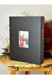 Rabsev Fotoğraf Albümü 10x15cm 200 Fotoğraf Kapasiteli Renkli Telephone Desenli Anı Albümü
