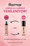 Flormar Doğal Bitişli Fondöten (PEMBE ALT TON) - Invisible Cover Hd Fdt. - 040 Light Ivory - 8682536059039