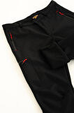 Souris Erkek Siyah İçi Polar Su İtici Rüzgar Geçirmez Kışlık Softshell Outdoor Pantolon