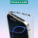 Forzacase iPhone 12 / 13 / 14 / 15 ile uyumlu 2 Adet Hoparlör Toz Koruyucu Sticker Bant Siyah FC779