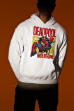 Deadpool x Wolverine Baskılı Unisex Oversize Marvel Karakter Hoodie