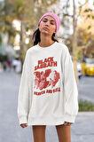 Black Sabbath Heaven And Hell Yazılı Unisex Oversize Müzik Grubu Sweatshirt