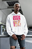 Jujutsu Kaisen Itadori Yuji Baskılı Unisex Oversize Anime Hoodie