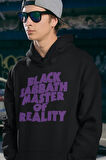 Anime Baskılı Unisex Oversize Black Sabbath Master Of Reality Hoodie