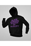 Anime Baskılı Unisex Oversize Black Sabbath Master Of Reality Hoodie